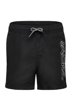 Jack & Jones JPSTFIJI JJSWIM DOUBLE LOGO LY SN JNR - Shorts - BLACK / black