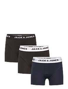 Jack & Jones JACBASIC TRUNKS 3 PACK JNR - Underbukser - BLACK / black