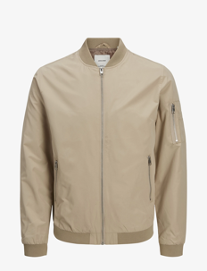 Jack & Jones JJERUSH BOMBER NOOS - Jakker - CROCKERY / beige