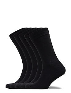 Jack & Jones JACBASIC BAMBOO SOCK 5 PACK NOOS - Treningssokker - BLACK / black