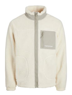 Jack & Jones JORVESTERBRO TEDDY JACKET AW24 NOOS - Jakker - CLOUD DANCER / beige