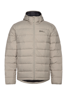 Jack Wolfskin ATHER DOWN HOODY M - Jakker - SEAL / beige