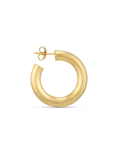 Jane Koenig Chunky Hoop, gold-plated silver - Kolleksjoner - GOLD / gold