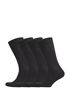 JBS of Denmark JBS of DK socks 4-pack - Treningssokker - BLACK / black