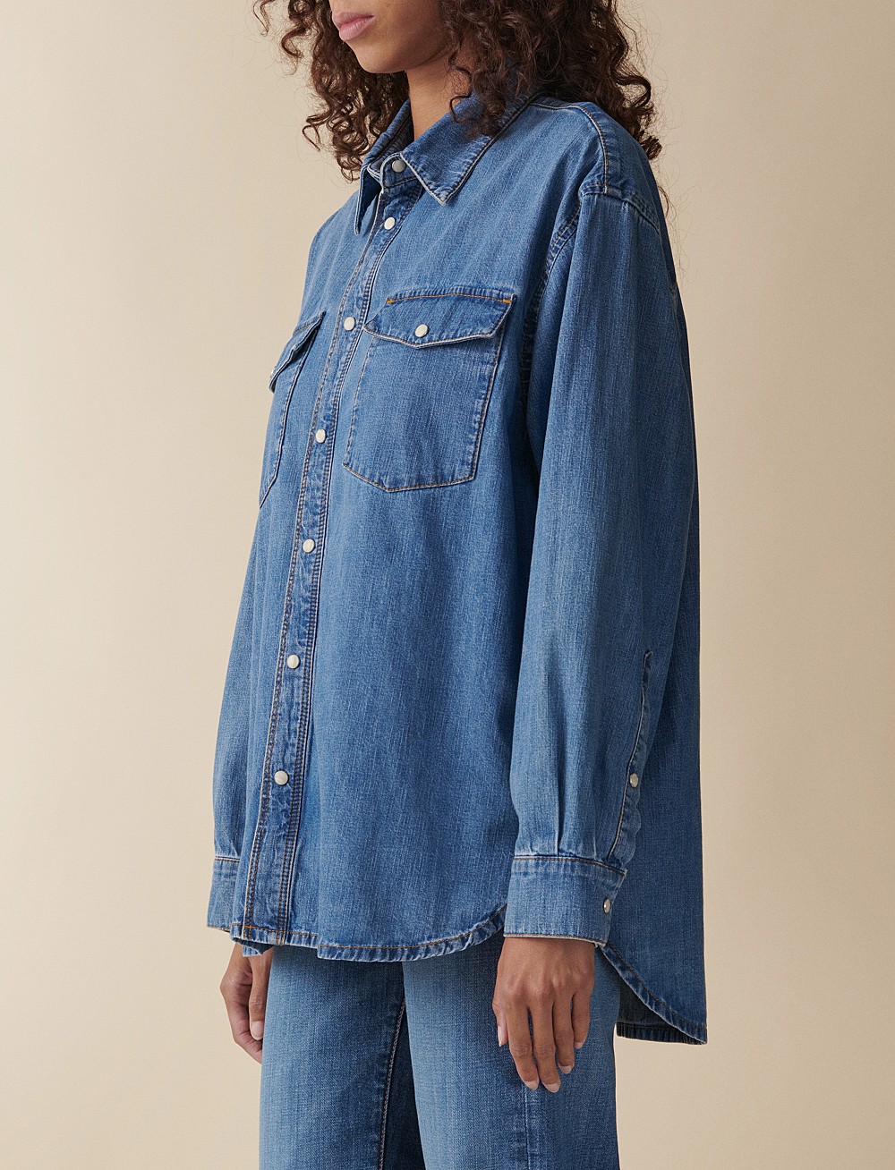 Jeanerica - Angela - denimskjorter - light blue vintage - 4