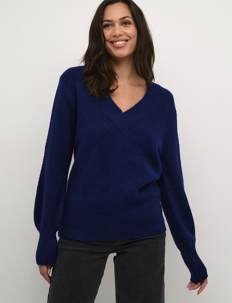 Kaffe KAmerana Pullover - Kaffe - BEACON BLUE MELANGE / navy