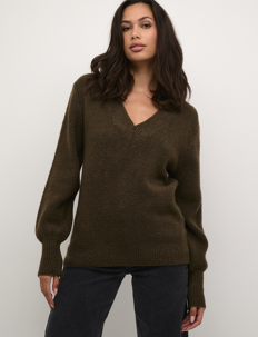 Kaffe KAmerana Pullover - Kaffe - MAJOR BROWN MELANGE / brown