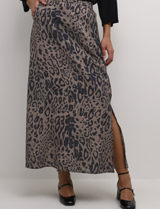 Kaffe KAjemma Skirt - Kaffe - MAJOR BROWN/BLACK LEOPARD / brown