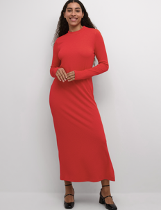 Kaffe KArobin Dress - Kaffe - FIERY RED CC. / red