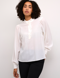 Kaffe KAdorit Blouse - Kaffe - CHALK / white