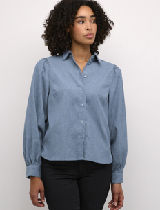 Kaffe KAhermine Shirt - Kaffe - CELESTRIAL BLUE C. / blue