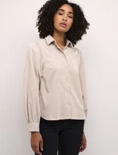 Kaffe KAhermine Shirt - Kaffe - FEATHER GRAY C. / cream