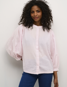 Kaffe KAroca Blouse - Kaffe - LILAC SNOW / pink/rose