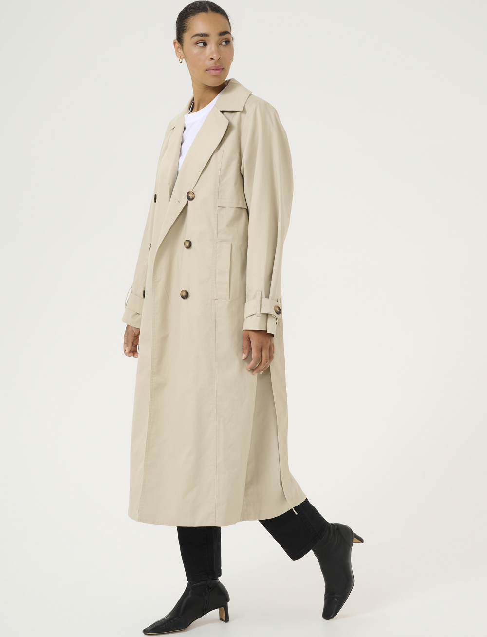 Kaffe - KApatricia Trench Coat - trenchcoats - feather gray - 0