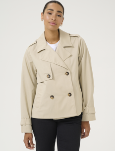 Kaffe KApatricia Jacket - Kaffe - FEATHER GRAY / beige