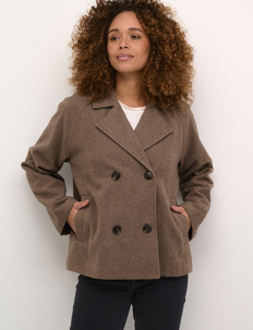 Kaffe KAfanny Short Jacket - Kaffe - MAJOR BROWN C. / brown