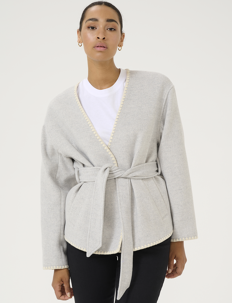 Kaffe KAulrikke Jacket - Kaffe - LIGHT GREY MELANGE / grey