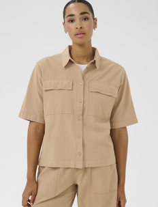 Kaffe KAnaya Liah Shirt - Kaffe - CLASSIC SAND / beige