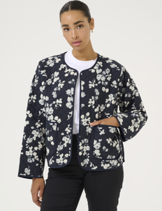 Kaffe KAvalia Jacket - Kaffe - MARINE FLOWER / navy