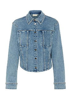 Kaffe KAdorina Denim Shirt - Kolleksjoner - WASHED BLUE DENIM / blue