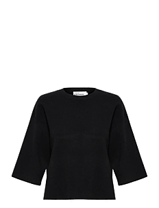 Karen By Simonsen DoddieKB Knit Tee - Kolleksjoner - METEORITE / black