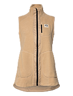 SANNE PILE VEST LONG - OAT