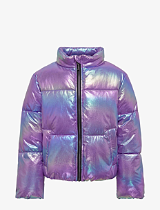 Kids Only KOGCELINE METALLIC  SHORT PUFFER OTW - Boblejakker & Dunjakker - PURPLE OPULENCE / purple