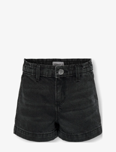 Kids Only KOGCOMET WIDE DNM SHORTS PIM528 NOOS - Shorts - WASHED BLACK / black