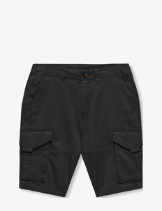 Kids Only KOBMAXWELL CARGO SHORT PNT NOOS - Shorts - BLACK / black