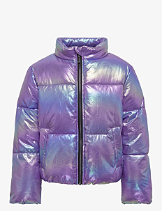 Kids Only KOGCELINE METALLIC SHORT PUFFER CS OTW - Boblejakker & Dunjakker - PURPLE OPULENCE / purple