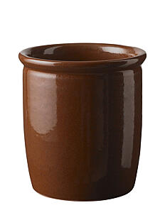 Knabstrup Keramik Knabstrup syltburk 1 l. terracotta - Glasskrukker - BROWN / brown