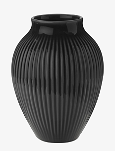 Knabstrup Keramik Knabstrup Vase, riller - Knabstrup Keramik - BLACK / black