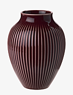 Knabstrup vase H 12.5 cm ripple berry - RIPPLE BERRY