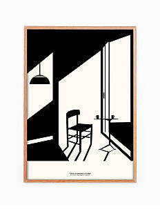 Kolekto Danish Design Icons no. 1 - Plakater - MULTI / black