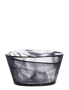 Kosta Boda MINE BLACK BOWL D 135MM - Kosta Boda - BLACK / clear