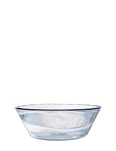 Kosta Boda MINE WHITE BOWL D 250MM - Kosta Boda - WHITE / clear