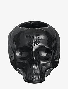 Kosta Boda Still Life skull ljuslykta - Kosta Boda - BLACK / black