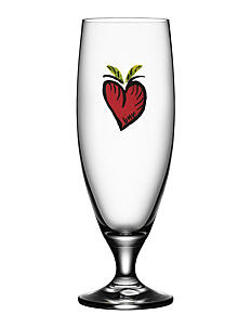 Kosta Boda FRIENDSHIP BEER  HEARTS 50CL - Kosta Boda - CLEAR / undefined