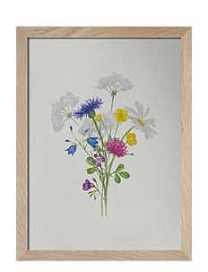 Kunskapstavlan® Sju sorters blommor - Plakater - MULTICOLOR / multi