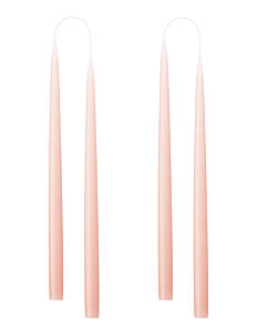 Kunstindustrien Hand Dipped Candles, 4 pack - Hjemmekos - OLD ROSE / pink/rose