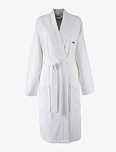 Lacoste Home LDEFILE2 Bath robe - Kolleksjoner - WHITEMA / white