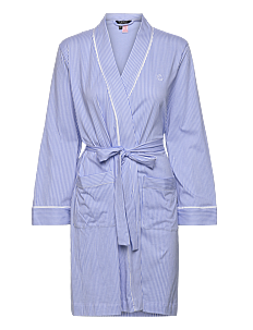 Lauren Ralph Lauren Homewear LRL KIMONO WRAP ROBE - Vis alt - BLUE STRIPE / blue