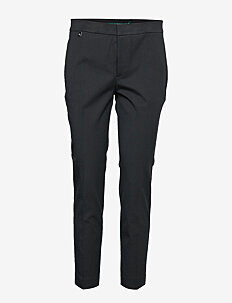 Lauren Ralph Lauren Stretch Cotton Skinny Pant - Bukser - BLACK / black