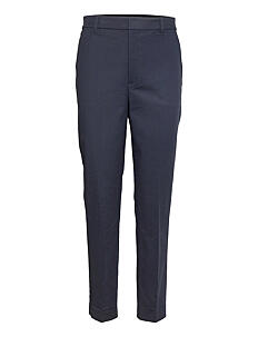 Lauren Ralph Lauren Double-Faced Stretch Cotton Pant - Bukser - LAUREN NAVY / blue