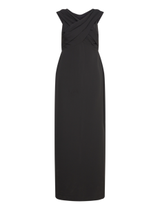 Lauren Ralph Lauren Crepe Off-the-Shoulder Gown - Selskapskjoler - BLACK / black