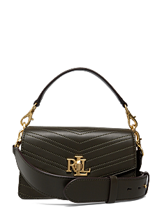 Lauren Ralph Lauren Stitched Small Tayler Crossbody Bag - Julegaver til kvinner - DARK OLIVE / black