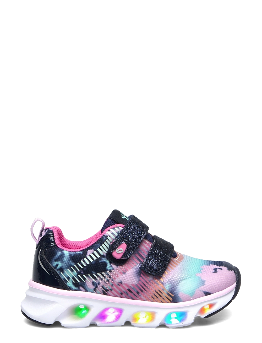 Leaf - Skalka - blinkende sneakers - navy/pink - 1