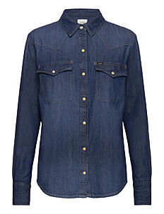 Lee Jeans Regular Western Shirt - Bluser & Skjorter - THROUGH THE WOODS / blue