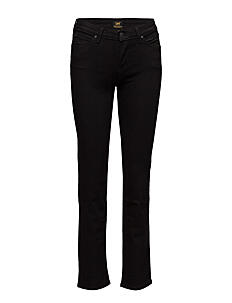 Lee Jeans MARION STRAIGHT - Kolleksjoner - BLACK RINSE / black