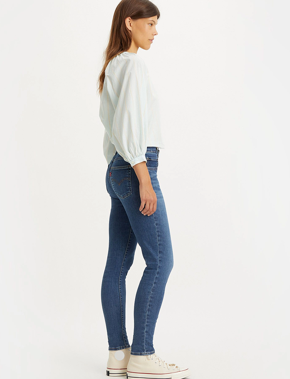 Levi's® - 721 HIGH RISE SKINNY BLUE WAVE - skinny jeans - med indigo - worn in - 5